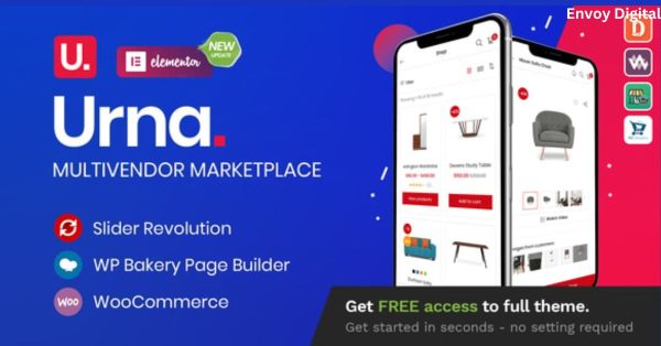 Urna - Multi-vendor WooCommerce WordPress Theme lifetime