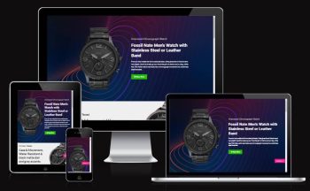 watch sales funnel template